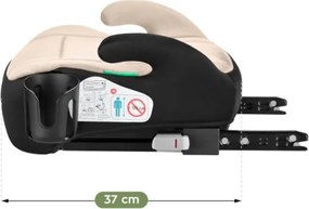 Detský podsedák do auta Cabby 30 béžový / čierny