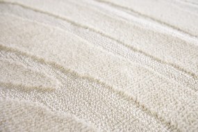 Koberec WAVE 170x240cm krémovo béžový