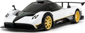 Rastar RC auto Pagani Zonda R 1:14 – rádiom riadené, biele, 33 cm, pre 6+