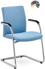 RIM Konferenčná stolička FOCUS FO 649E čalúnenie BLAZER, FLAX