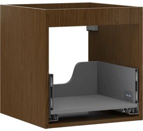 Mexen Box-A, závesná skrinka 45 cm, 1 zásuvka, orech, 91AX0-0450-470-1-86