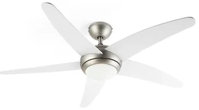 Bolero, 2 v 1 stropný ventilátor, 134 cm, svetlo, 55 W, diaľkový ovládač, biely