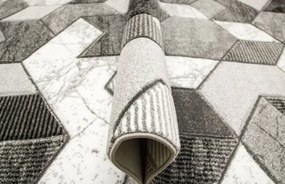 Koberec Amelia B101B geometrický, sivý