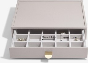 Krabička na šperky Stackers s 3 zásuvkami classic ružová