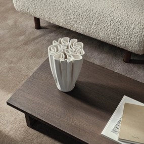 Ferm Living Kameninová váza Dedali Off-white
