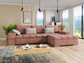 Rohová sedačka Kanton, Dostupné poťahy: Uttario Velvet 2955 + Uttario Velvet 2955 + Uttario Velvet 2979, Strana: pravá