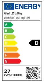 Stropné LED svietidlo Pinne 117, 1x LED 31w, 3000k, w