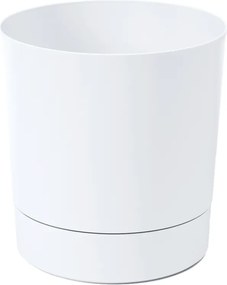 Kvetináč s podstavcom AURA 145 – biely*51229