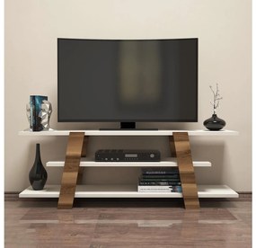 TV stolík Bopubi 2 (orech + krémová) . Vlastná spoľahlivá doprava až k Vám domov. 1095110