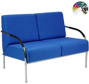 Kancelárska sedačka SALMA 2-sedák čalúnenie BONDAI, BOMBAY, FORTIS