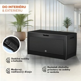 Odkladací box RATO, 310l, 119x48x60cm, antracitová Prosperplast