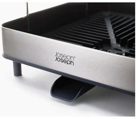 Sivý dvojposchodový anikoro odkvapkávač Excel – Joseph Joseph