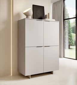 Cama Vysoká komoda Alma 4D - béžová