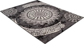 TA Koberec K870A DARK GRAY CHEAP PP CRM Sivý (tmavý) Obdĺžnikový Rozmer: 60x100 cm