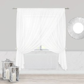 Záclona EMPORIO biela Rozmer: 400x150 cm