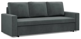 Trojmiestna rozkladacia sedačka NEO Kronos tmavosivá