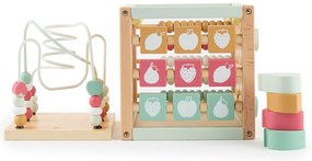 Bieco - Motorická kocka s labyrintom - berry