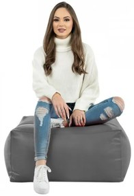 Taburetka sivá kocka ekokoža