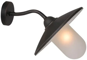 LUCIDE ARUBA Rust Brown vonkajšiu nástenné svietidlo IP44, priemer 30cm