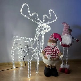 Vianočný sob LED Ruhhy 22510 - studený biely