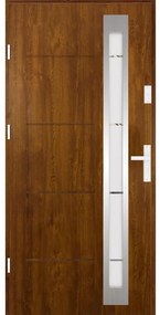 Dvere vchodové Marbella 90L Zlatý Dub