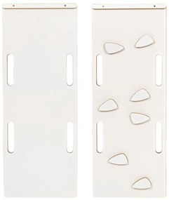 Biela hojdačka z borovicového dreva 39x75x38 cm Montessori – Meowbaby