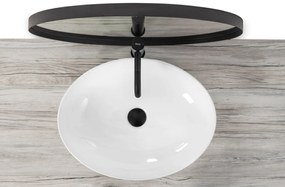 Rea Carola umývadlo na dosku, 52 x 39 cm, biela, REA-U8198