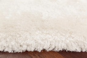 Koberec Plush Shaggy biely