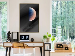 Artgeist Plagát - Jupiter [Poster] Veľkosť: 30x45, Verzia: Čierny rám s passe-partout