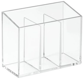 Organizér s 3 priehradkami iDesign Clarity, 13 x 6,5 cm