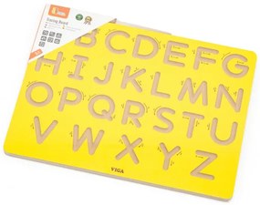 Drevená rysovacia doska Viga 44696 veľké písmená