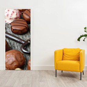 Fototapeta na dvere - Čokoláda a kľúč (95x205cm)