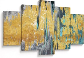 Obraz - Zlatý design (150x105 cm)
