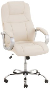 Design-Shop Kancelárska XXL stolička DS19616001 - Krémová