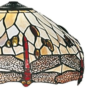 Tienidlo Tiffany VÁŽKA JANTAR Ø40