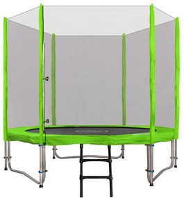 Záhradná trampolína RAMIZ SKY 8FT/244 cm - zelená