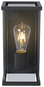 Lucide 27885/01/30 - Vonkajšie nástenné svietidlo CLAIRE 1xE27/15W/230V IP54 čierna