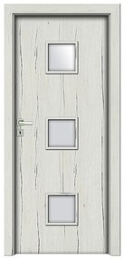 Dvere vnútorné Salerno 4 60P dub snežný