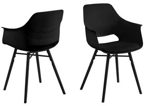 Jedálenská stolička s lakťovou opierkou Ramona 082 Farba: Čierna