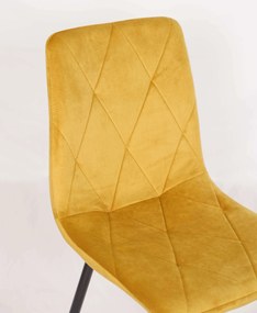 Stima stolička NAOMI Vyberte látku ->: Velvet čierná