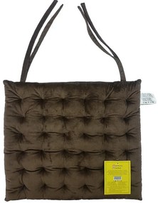 Podsedák na stoličku SSE-JBT-1012 10 40x40cm čokoládová