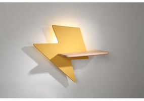 LED Detské nástenné svietidlo s poličkou LIGHTNING LED/4W/230V