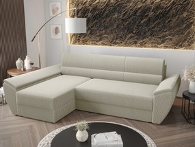 Rohová sedacia súprava Radiant L3 (smotanová) (L). Akcia -20%. Vlastná spoľahlivá doprava až k Vám domov. 1062241