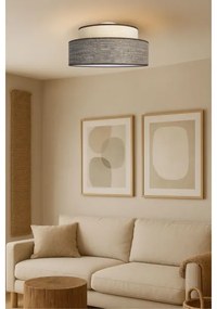 Stropné svietidlo GRACE 1xE27/60W/230V pr. 40 cm krémová/hnedá