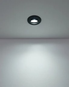 Eglo 300191 - SADA 7xLED zapustených svietidiel GEDREZ LED/4,9W/230V pr. 9 cm čierna