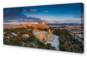 Obraz na plátne Grécko Panorama architektúru Athens 100x50 cm