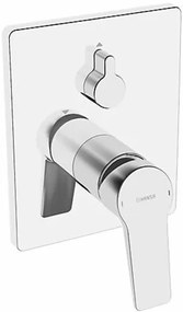 Hansa Twist sprchová a vaňová batéria bez podomietkového telesa chróm 89843083