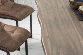 Dizajnový jedálenský stôl Evolution Grey 160 cm akácia