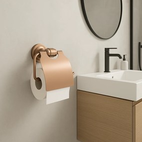 Rea Aristo, nástenný držiak WC papiera, 16101, medená matná, REA-98511