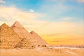 Obraz egyptských pyramíd (90x60 cm)